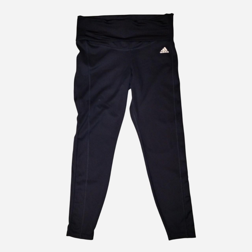 Women’s Navy Criss Cross V-Waist Leggings - Size Large